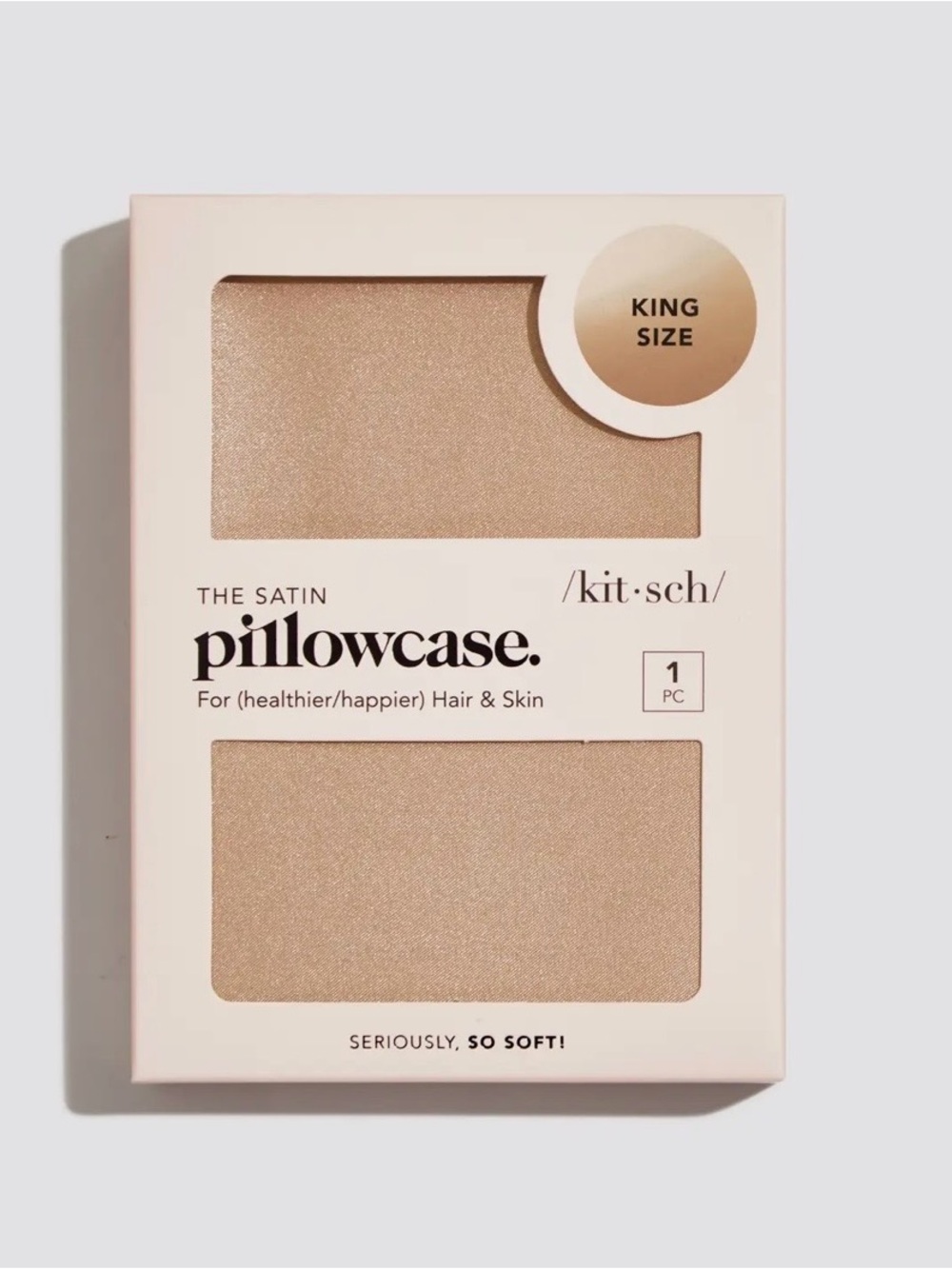 Kitsch Satin Pillowcase - Champagne
Price firm